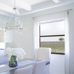 attractive dining room window installl